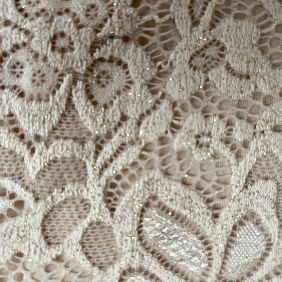 BCX Juniors' Glitter-Embellished Lace Dress, NWOT Size S - Picture 8 of 8